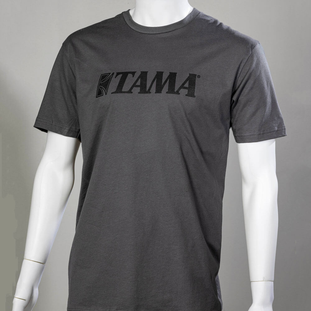 Tama Printed Logo Heavy Metal Short-Sleeve T-Shirt Gray - Small - Drum Center Of Portsmouth