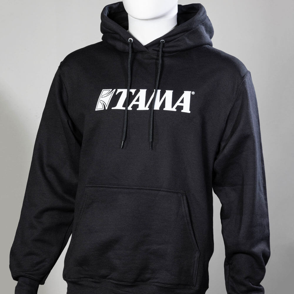Tama Printed Logo Pullover Hooded Sweatshirt Black - XXX-Large - Drum Center Of Portsmouth