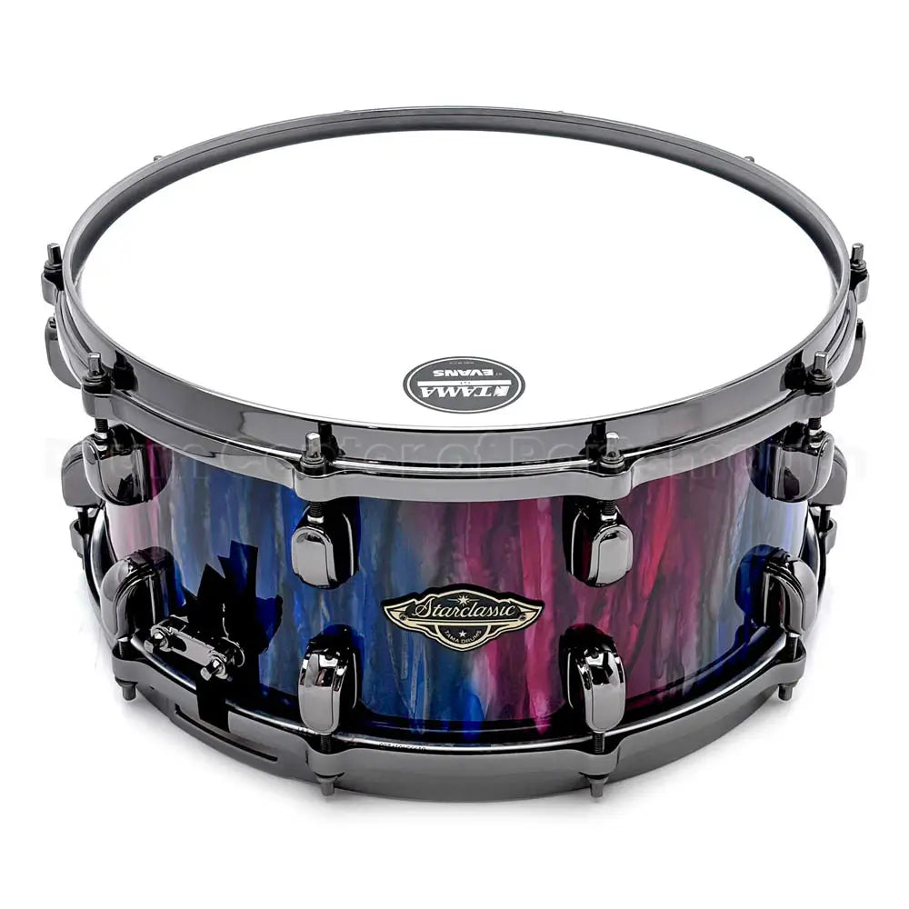 Tama Starclassic G-Walnut/Birch Snare Drum 14x6.5 Crimson Sapphire Cascade - Drum Center of Portsmouth
