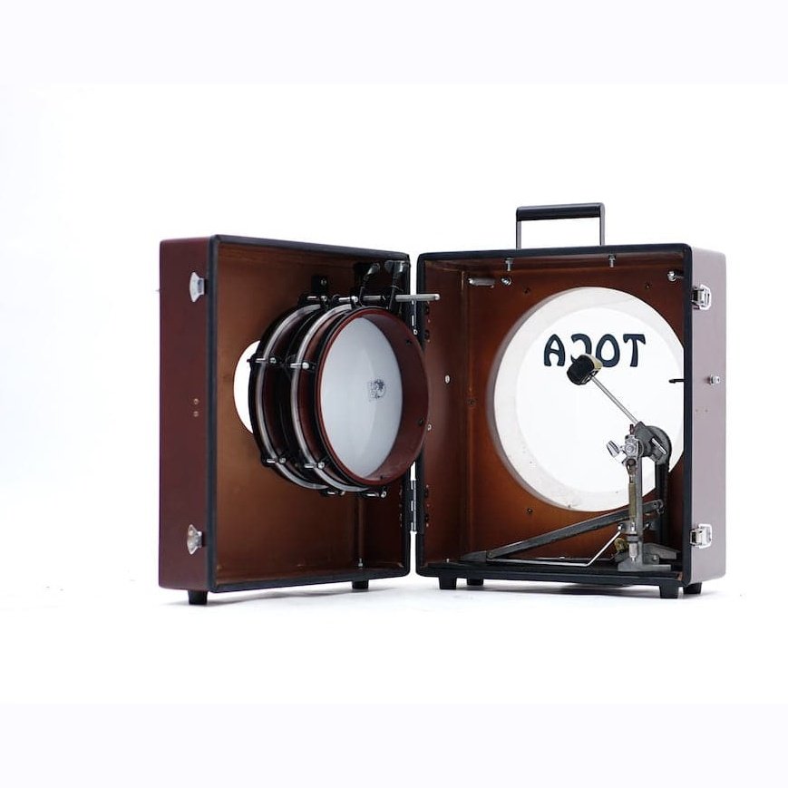 Toca Kickboxx Suitcase Drum Set With Kickboxx