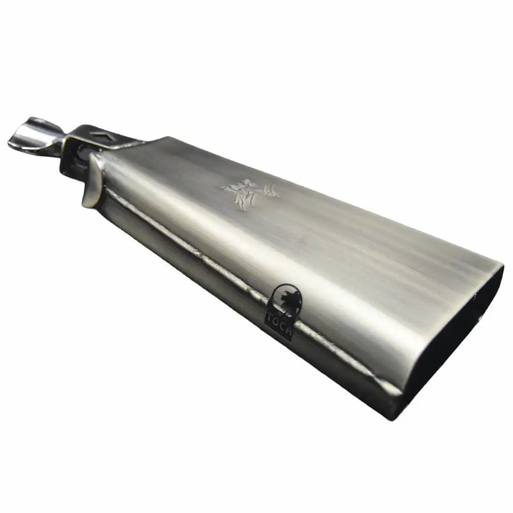 Toca Eric Velez Mountable Bongo Cowbell 8", High Pitch, Matte Silver - Drum Center of Portsmouth