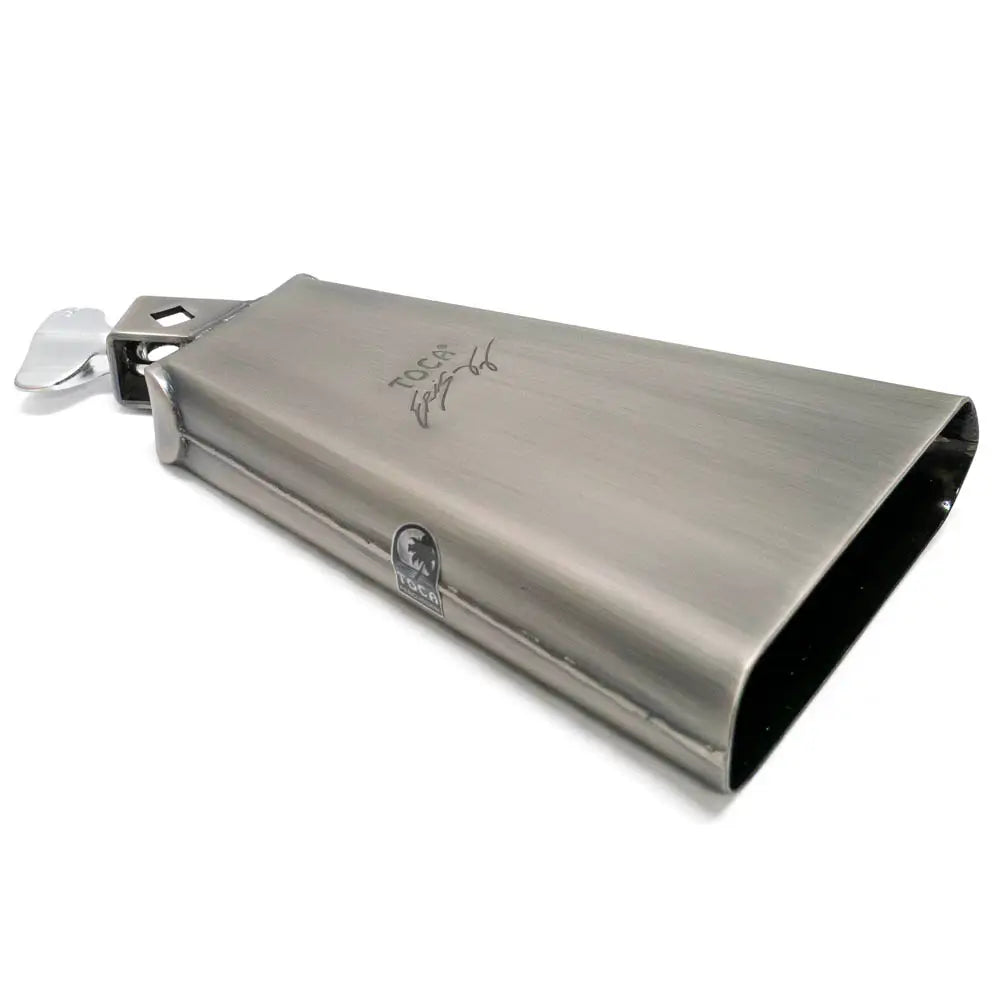Toca Eric Velez Mountable Bongo Cowbell 8", Medium Pitch, Matte Silver - Drum Center of Portsmouth