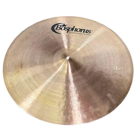 Used Bosphorus Traditional Medium Thin Ride Cymbal 22" - Very Good - Drum Center Of Portsmouth
