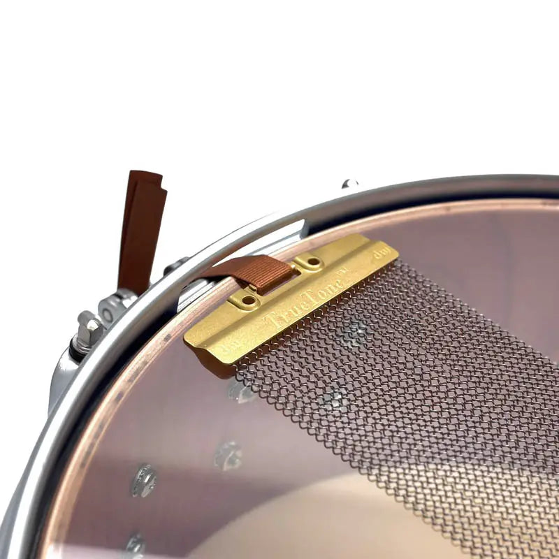 Used DW Collectors Jazz Cherry/Gum Snare Drum 14x5.5 Royal Blue w/Cherry Stripe - Excellent - Drum Center Of Portsmouth