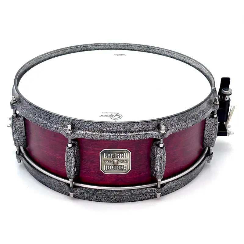 Used Gretsch Broadkaster Jasper Shell Snare Drum 14x5 Satin Rosewood - Good - Drum Center Of Portsmouth