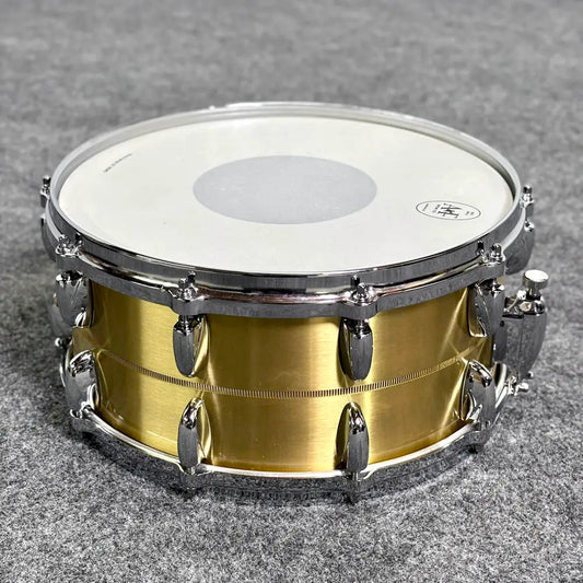 Used Gretsch USA Bell Brass Snare Drum 14x6.5 - Very Good - Drum Center Of Portsmouth
