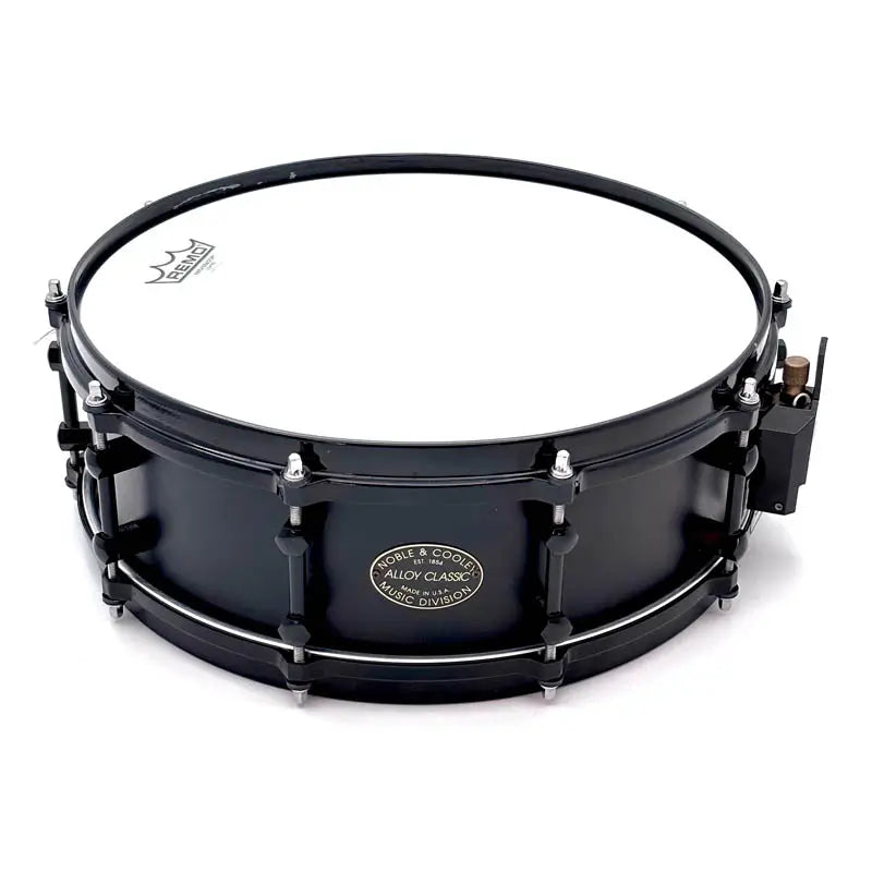 Used Noble & Cooley Alloy Classic Snare Drum 14x4.75 Black - Very Good - Drum Center Of Portsmouth