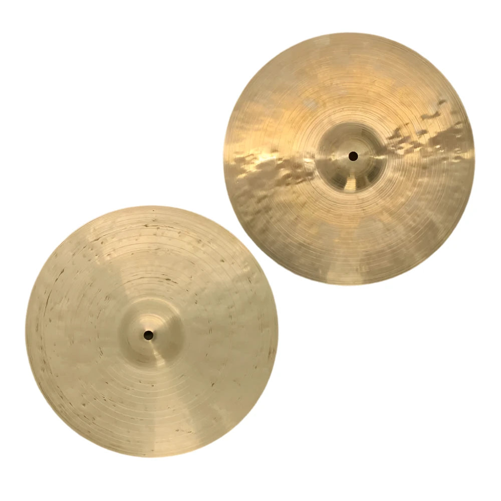 Used Spizzichino Hi Hat Cymbals 14" 967/1095 grams - Very Good - Drum Center Of Portsmouth