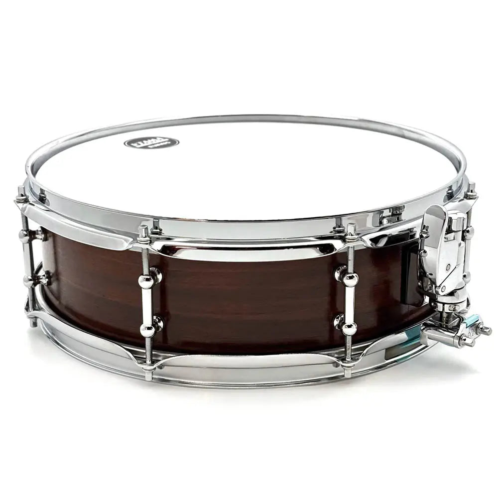 Used Custom Teak Snare Drum 14x4.5 Oil Finish - Very Good - Drum Center Of Portsmouth