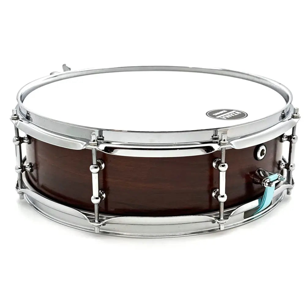Used Custom Teak Snare Drum 14x4.5 Oil Finish - Very Good - Drum Center Of Portsmouth