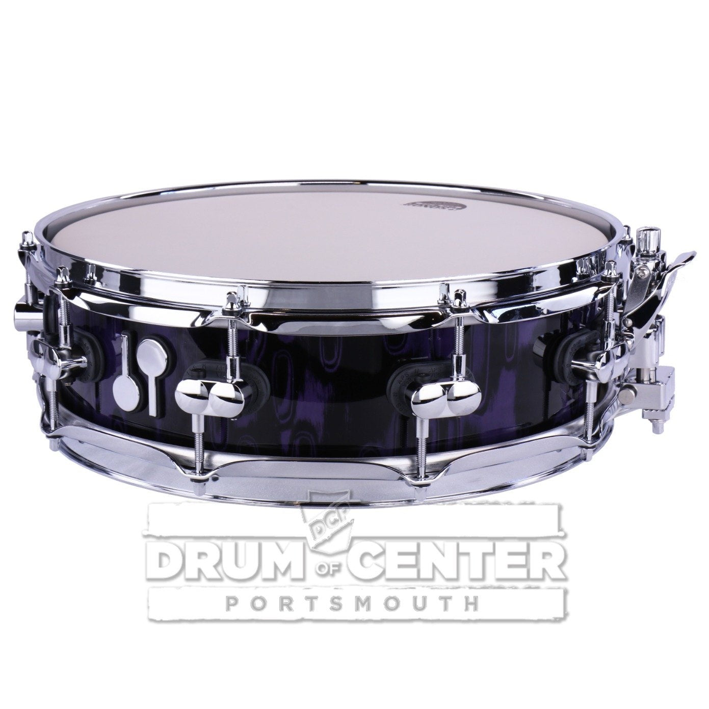 Sonor SQ2 Maple Medium Snare Drum 14x4.25 Violet Tribal