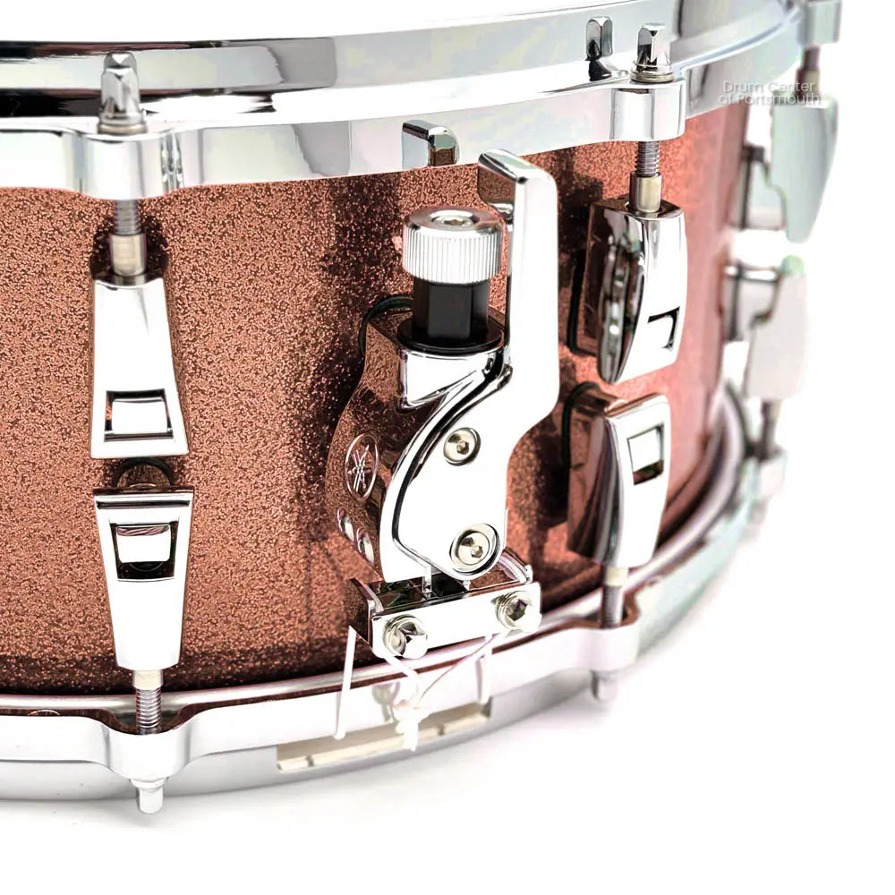 Yamaha Absolute Hybrid Maple Snare Drum 14x6 Pink Champagne Sparkle - Drum Center Of Portsmouth