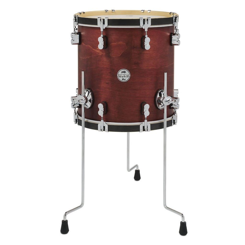 PDP Concept Classic 14x14 Floor Tom, Oxblood Satin