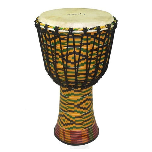 Tycoon 10 Inch. Fiberglass Djembe - Rope Tuned
