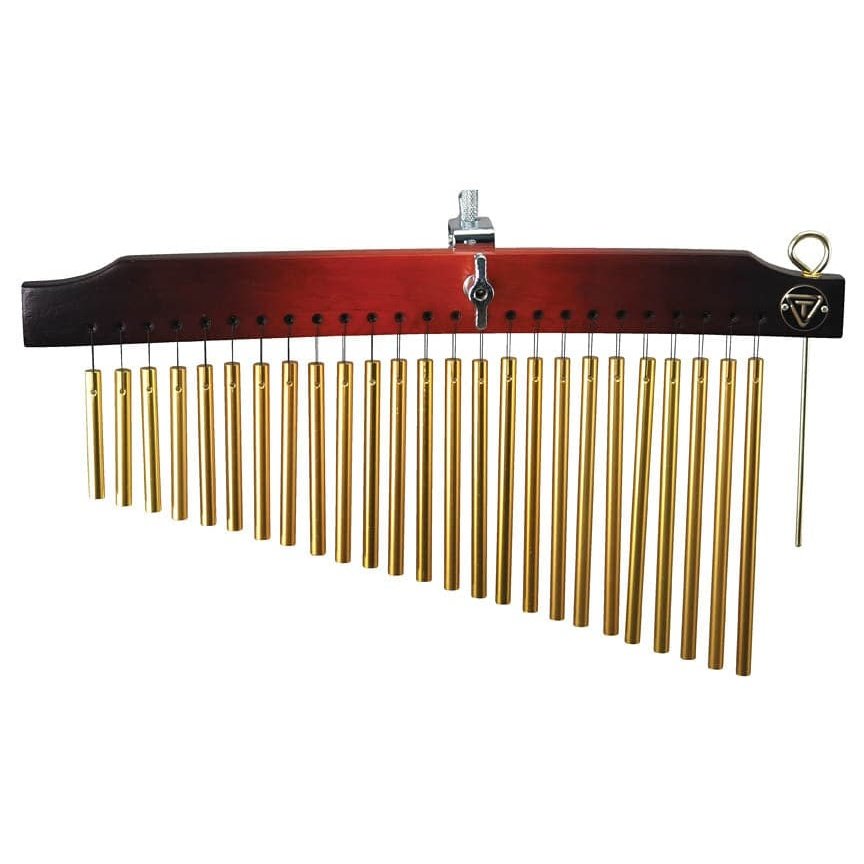 Tycoon 25 bar Chimes with Curved Siam Oak Wood Bar