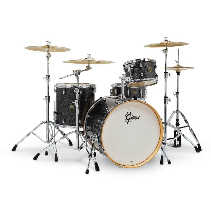 Gretsch Catalina Maple 4 Piece Drum Set w/22bd Black Stardust
