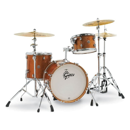 Gretsch Catalina Club 3 Piece Drum Set w/18bd -  Bronze Sparkle