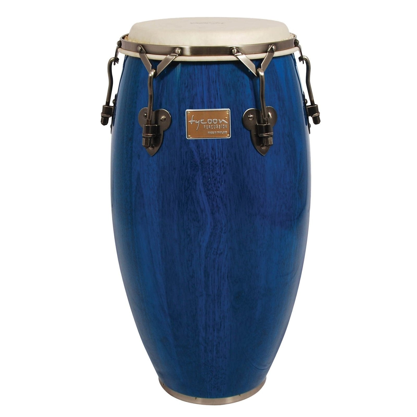 Tycoon Percussion 11 3/4 Signature Classic Series Blue Conga With Matching Single Stand