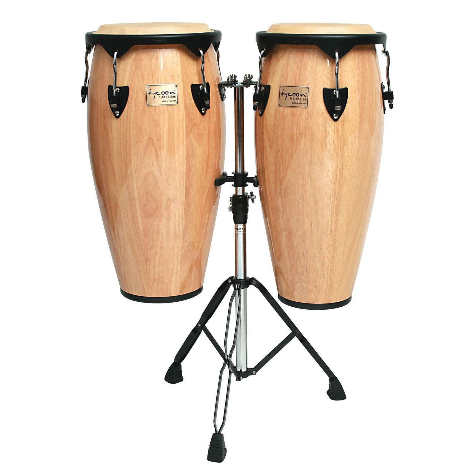 Tycoon Supremo Series Natural 10 &11 Congas With Black Hw Box 1 Of 2
