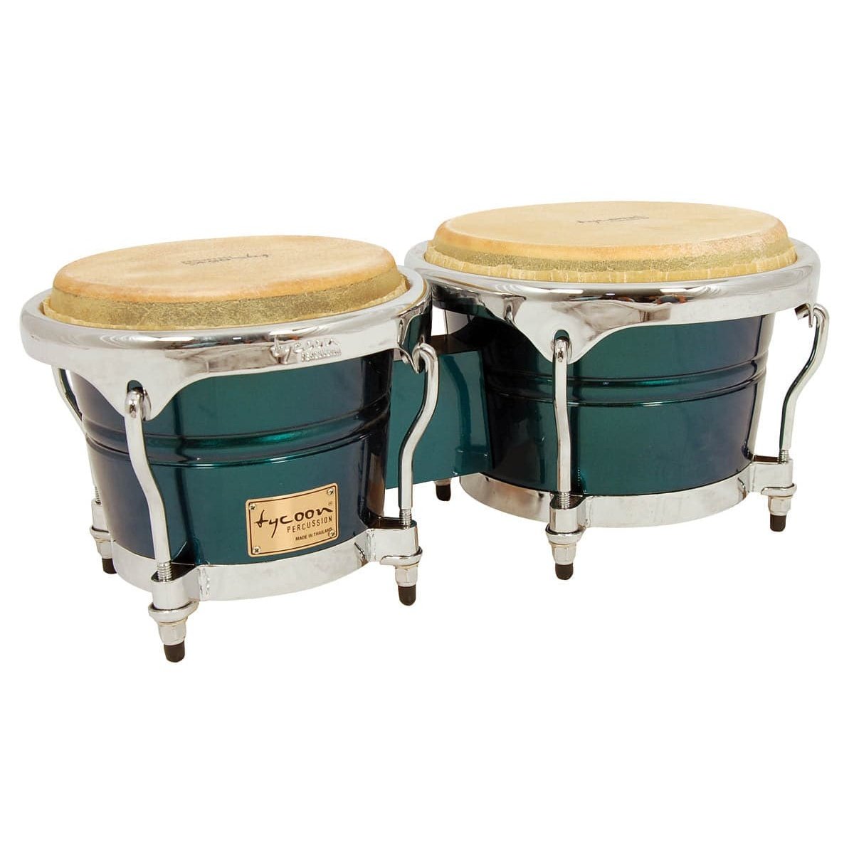 Tycoon 7 & 8 1/2 Concerto Series Bongos - Green Spectrum Finish