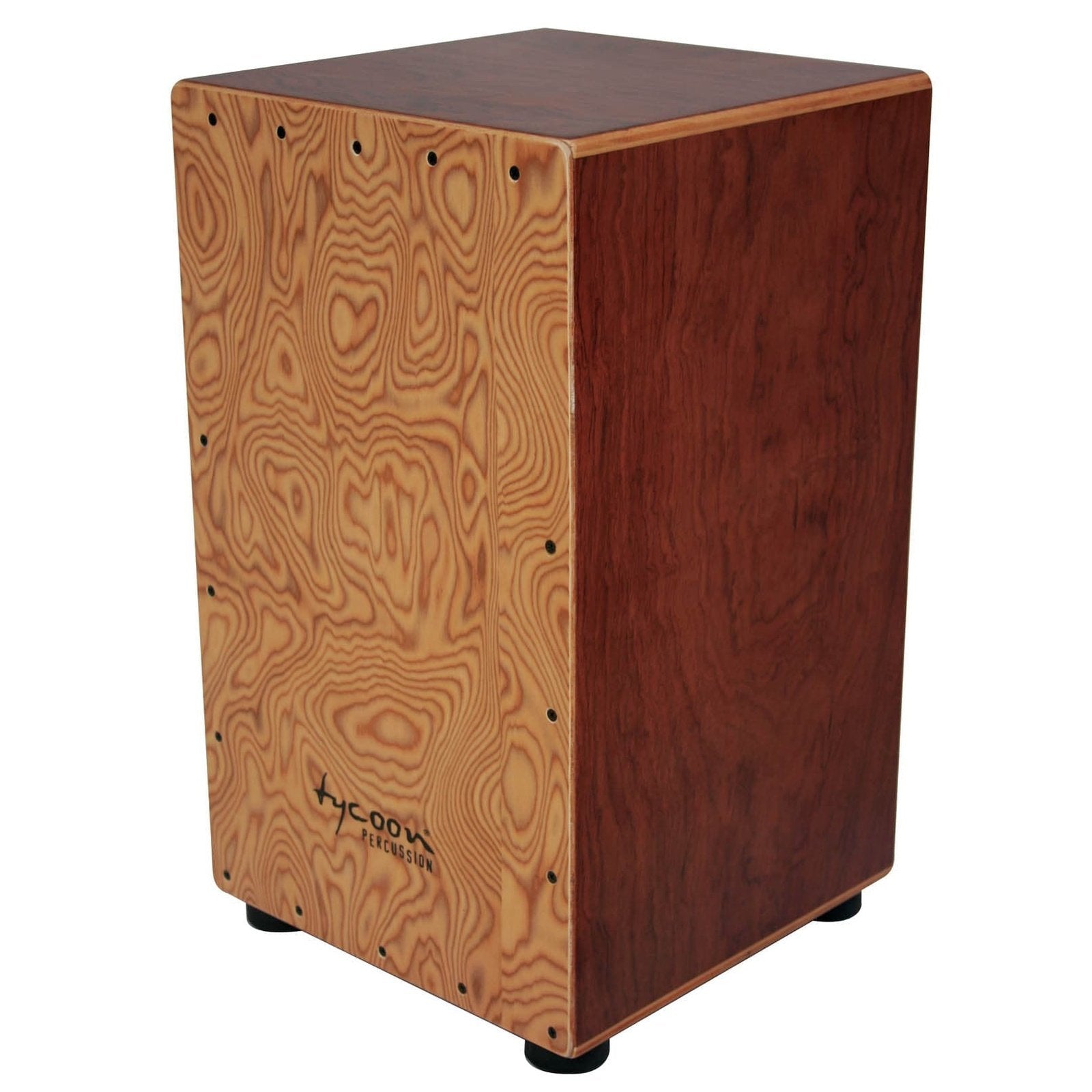 Tycoon Percussion 29 Series Bubinga Cajon With Makah Burl Front Plate