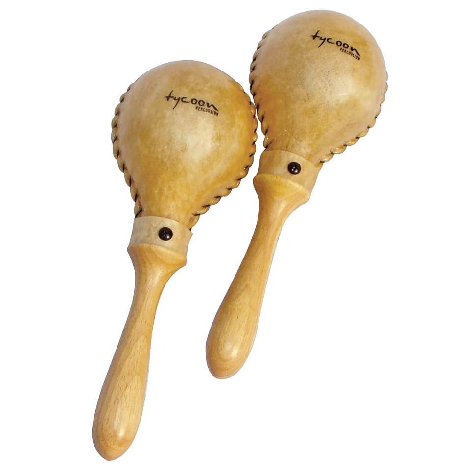 Tycoon Percussion Large Round Cowskin Maracas