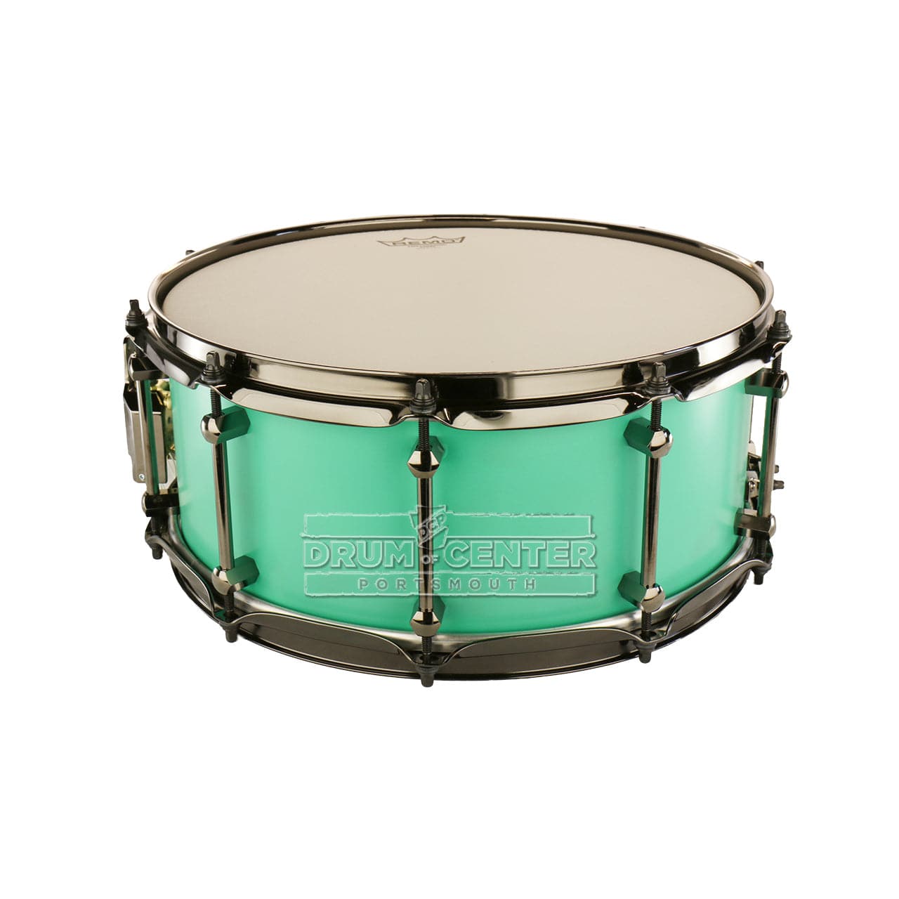 Noble & Cooley Alloy Classic Snare Drum 14x6 Mint w/Black Hardware
