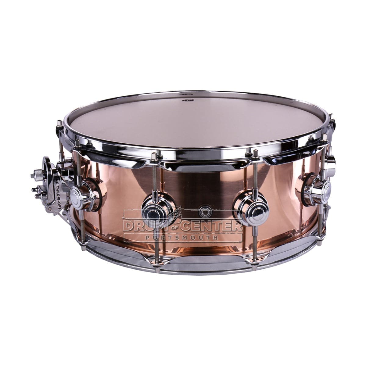 DW Collectors Polished Copper Snare Drum - B-Stock Deal! - 14x5.5