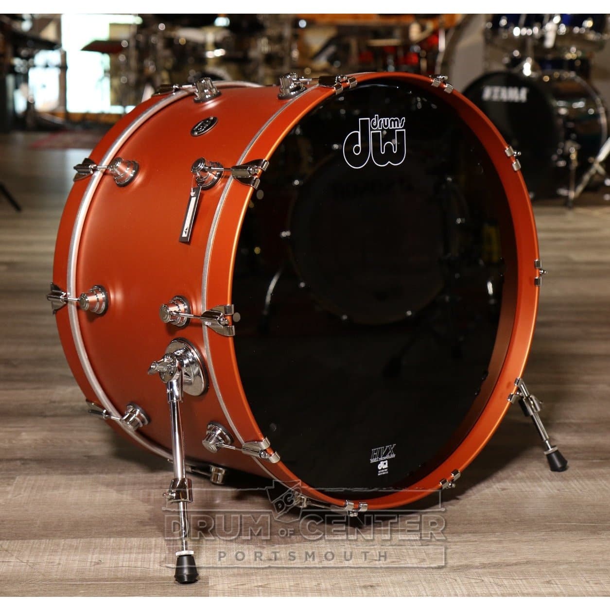 DW Performance Bass Drum 24x14 Hard Satin American Rust