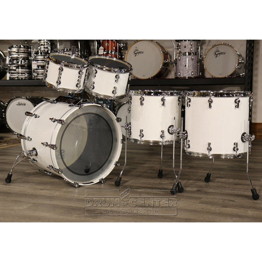 Sonor SQ2 Birch 5pc Drum Set White Sparkle Gloss