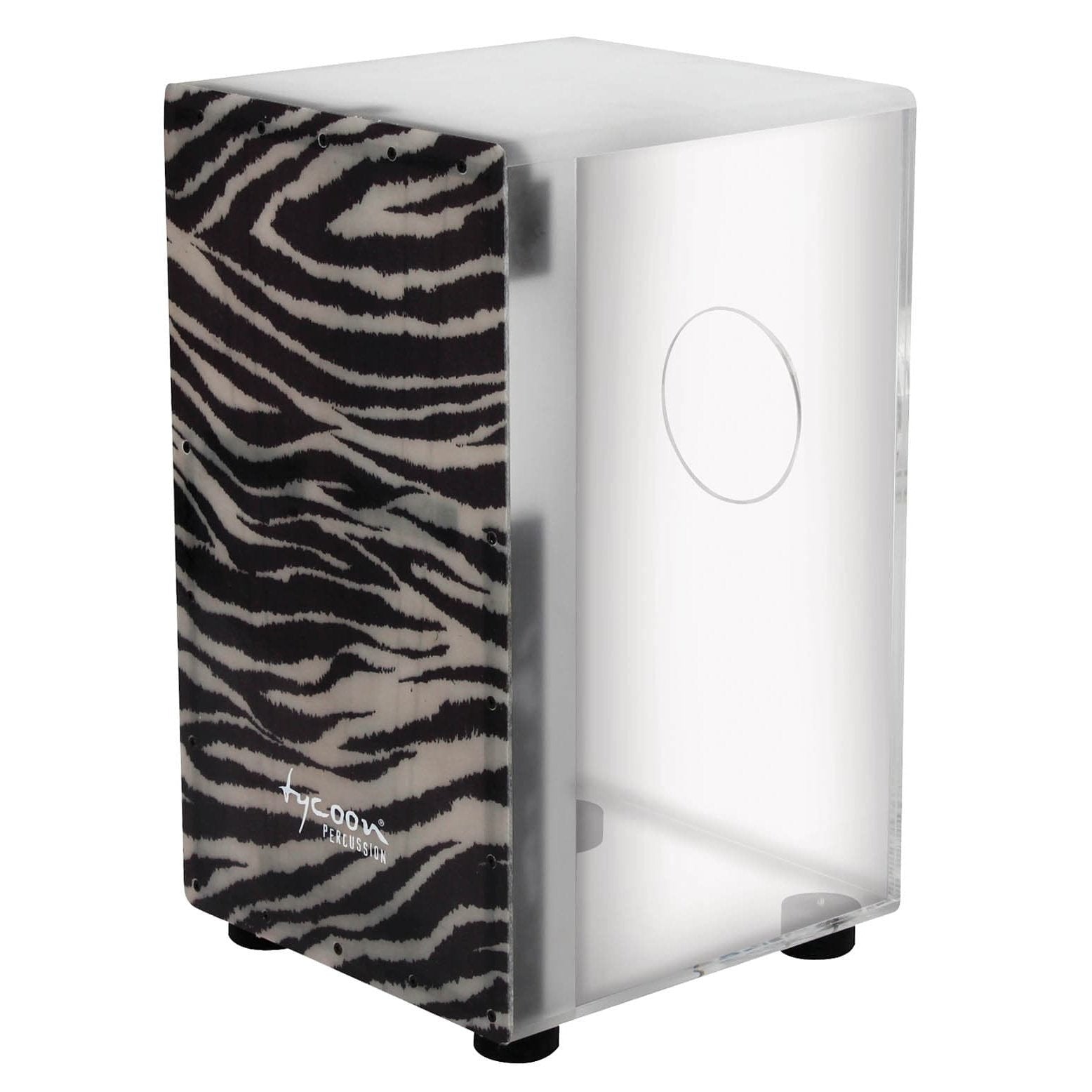 Tycoon 29 Series Clear Cajon w/Fiberglass Front Plate - Zebra