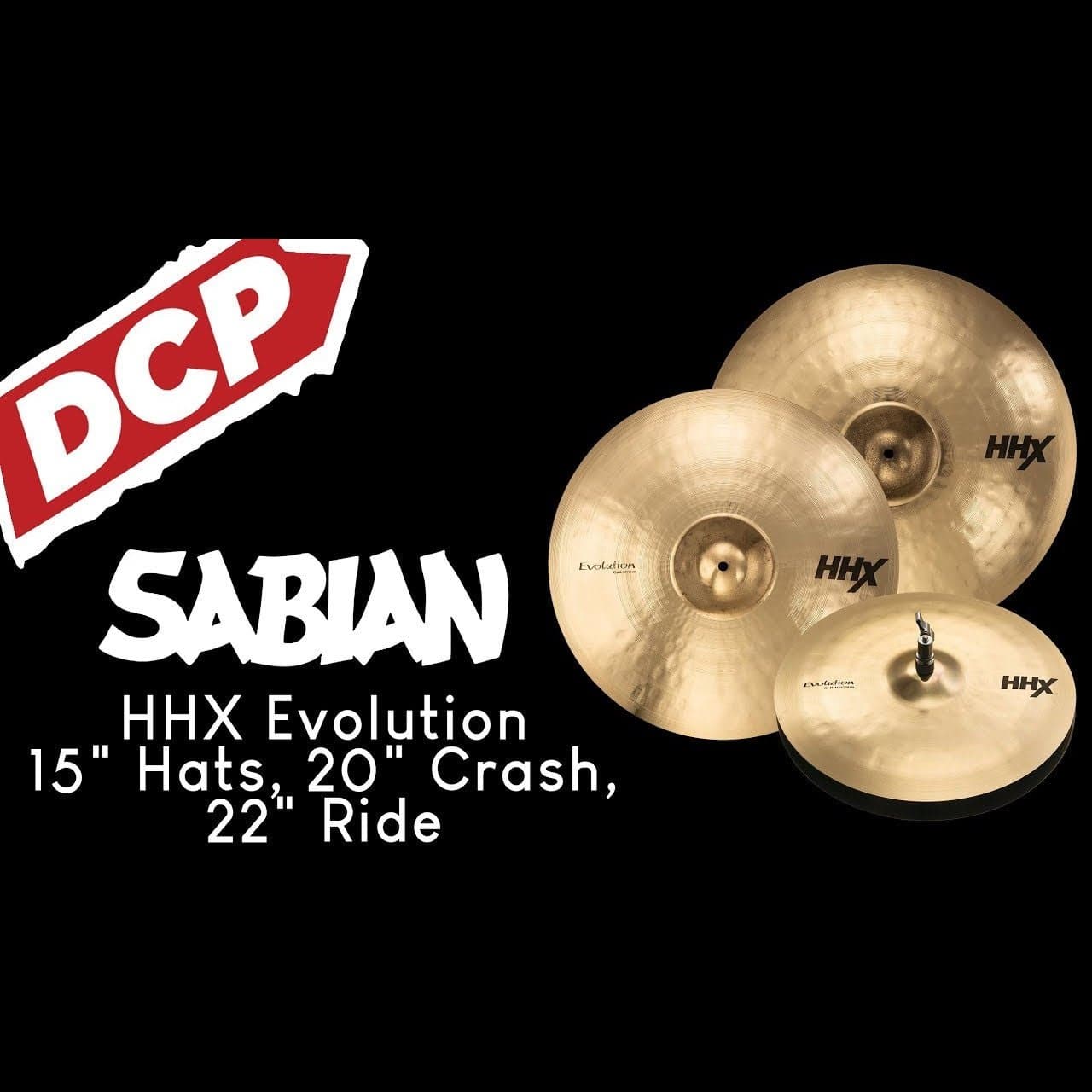 Sabian HHX Evolution Hi Hat Cymbals 15"