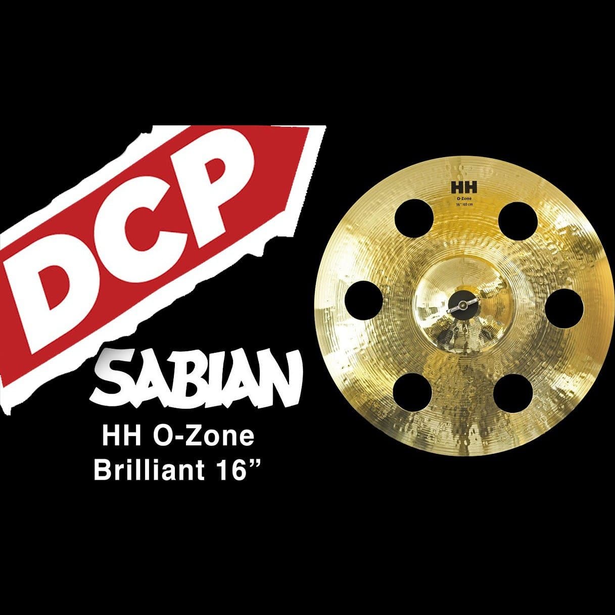 Sabian HH O-Zone Crash Cymbal 16" Brilliant