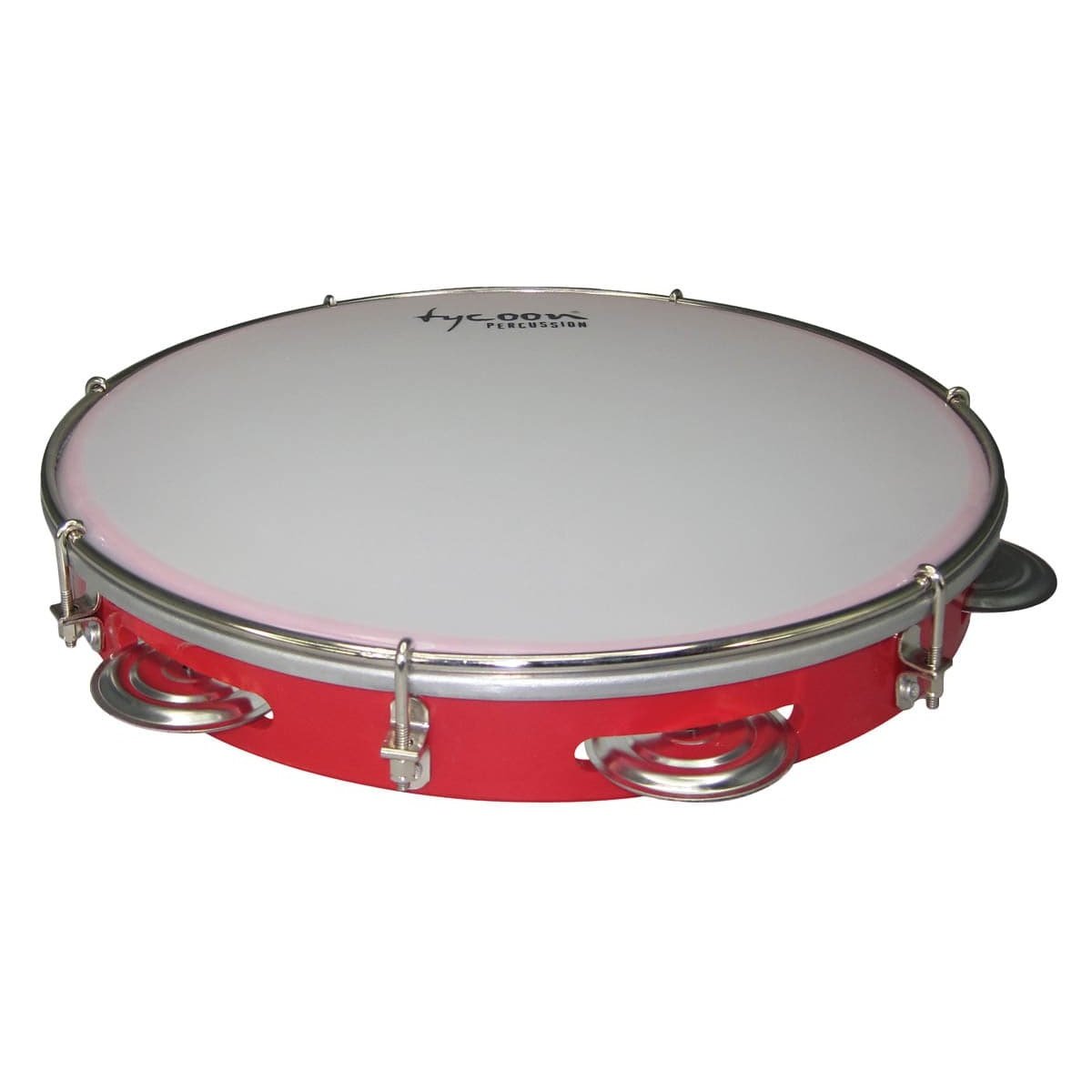Tycoon Percussion 12 Abs Pandeiro - Red