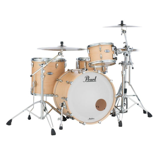 Pearl Masters Maple Complete 3-pc. Drum Set - Matte Natural Maple