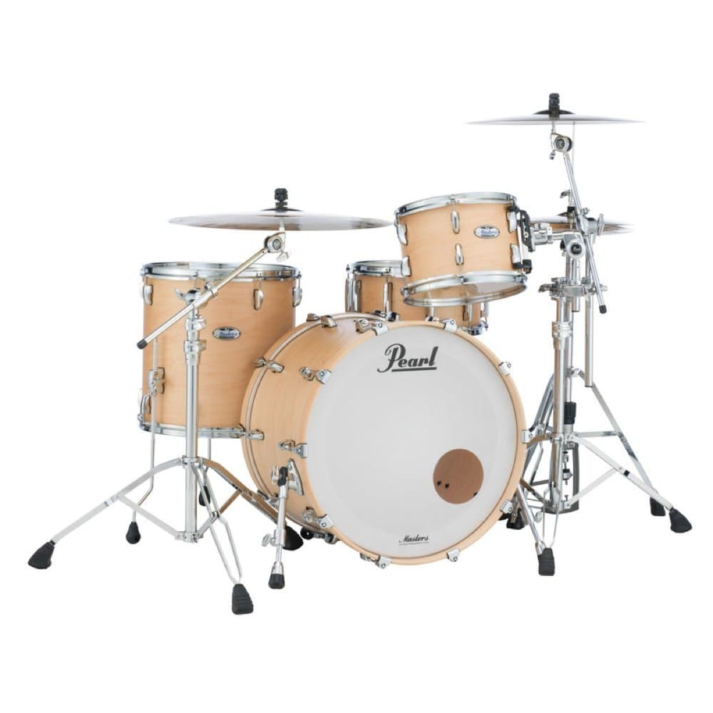 Pearl Masters Maple Complete 3-pc. Drum Set - Matte Natural Maple