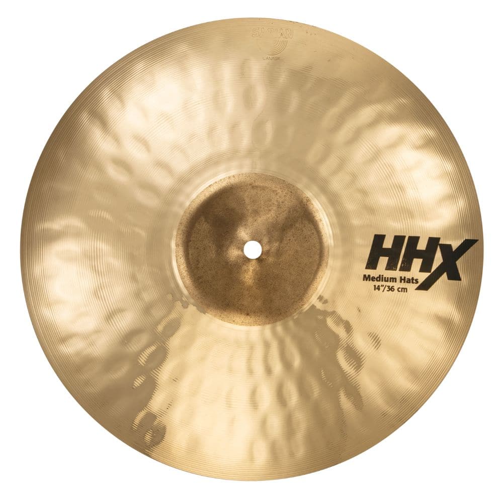 Sabian HHX Medium Hi Hat Cymbals 14" Brilliant