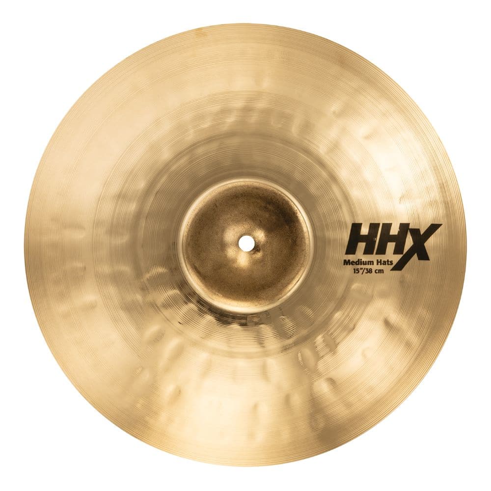 Sabian HHX Medium Hi Hat Cymbals 15" Brilliant