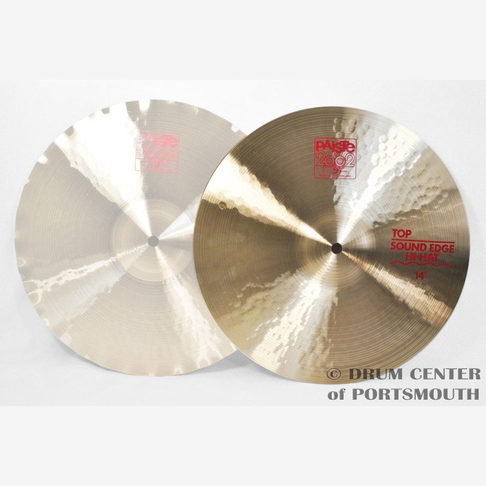 Paiste 2002 Sound Edge Hi Hat Cymbal Top 14"
