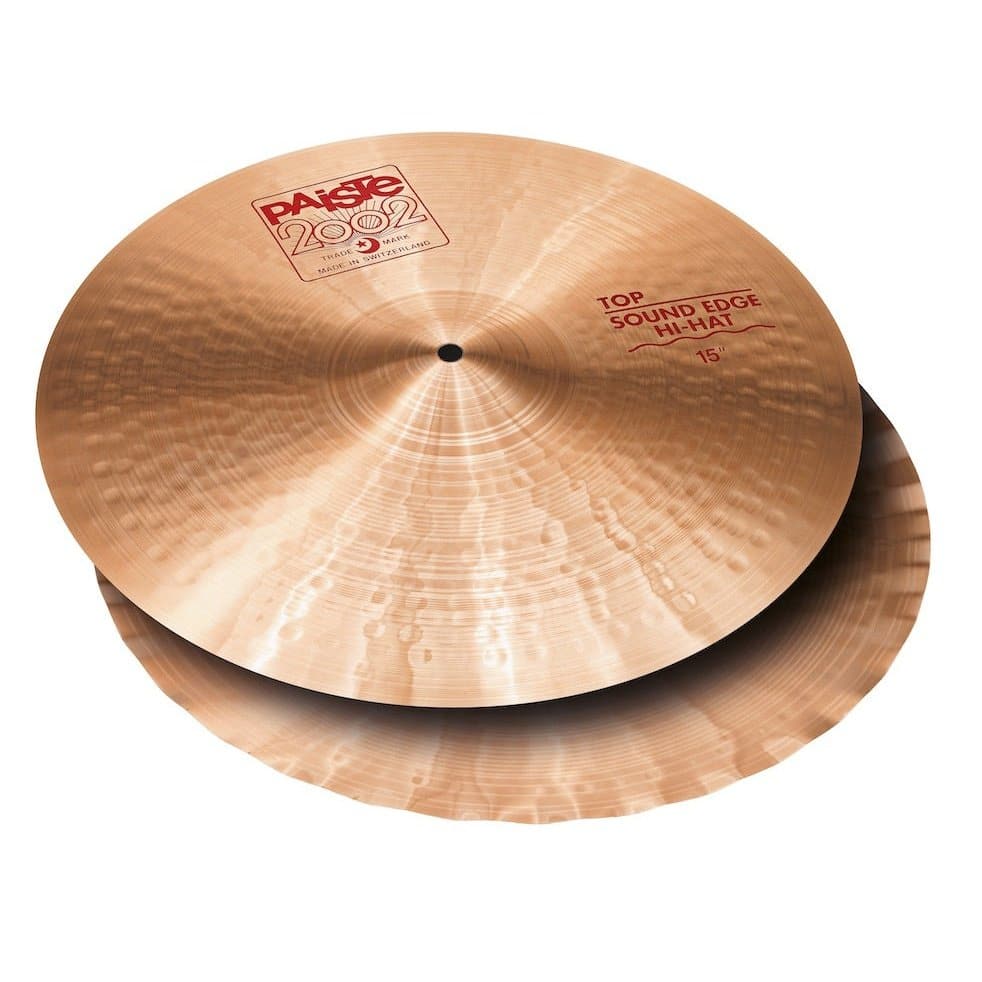 Paiste 2002 Sound Edge Hi Hat Cymbals 15"