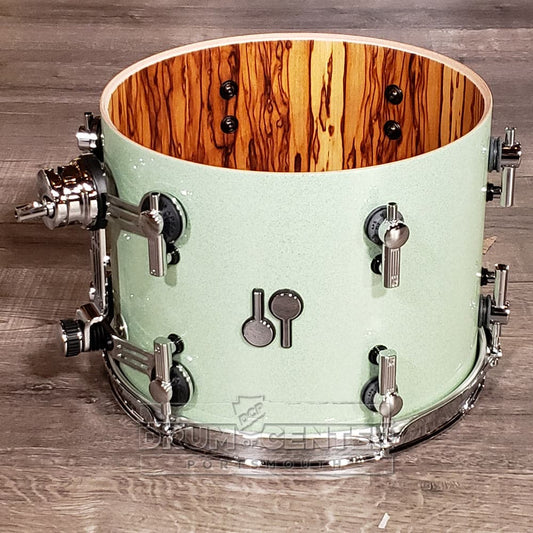 Sonor SQ2 Medium Beech 3pc Drum Set Mint Sparkle w/African Marble Interior