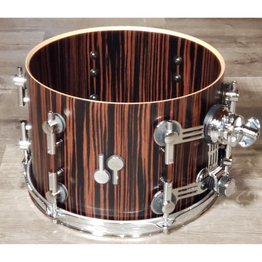 Sonor SQ2 3pc Medium Maple Drum Set w/Tom Arm Ebony Semigloss