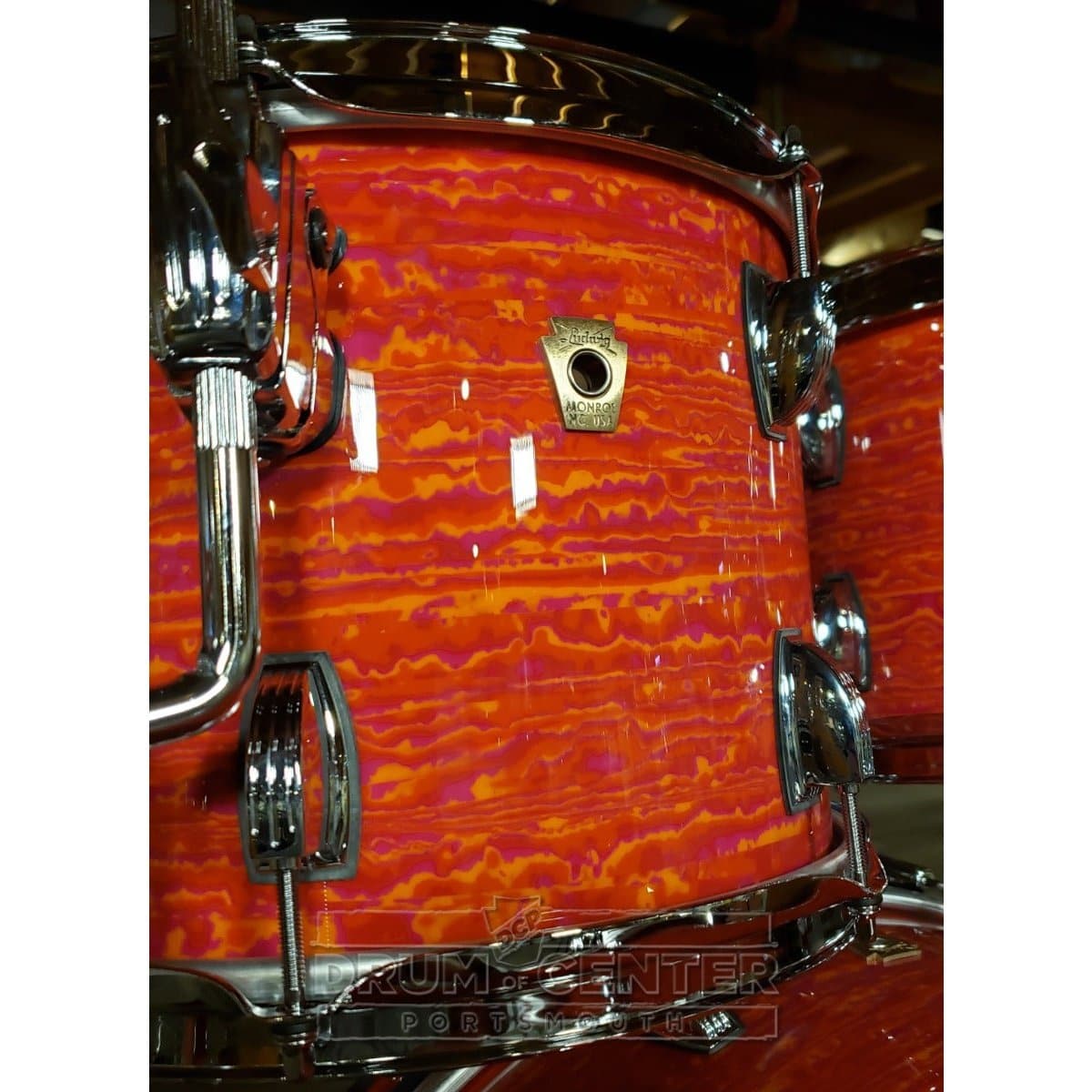 Ludwig Classic Maple Mod Drum Set Mod Orange