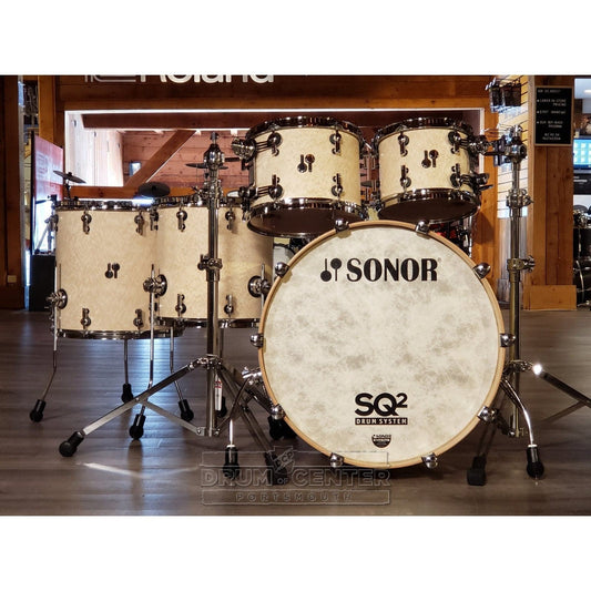 Sonor SQ2 5pc Drum Set Medium Maple  - Birdseye Maple Semigloss