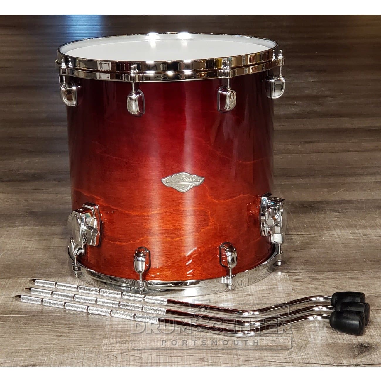 Tama Starclassic Performer Floor Tom 14x14 Dark Cherry Fade