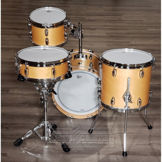 Gretsch Brooklyn 4pc Micro Drum Set Satin Natural