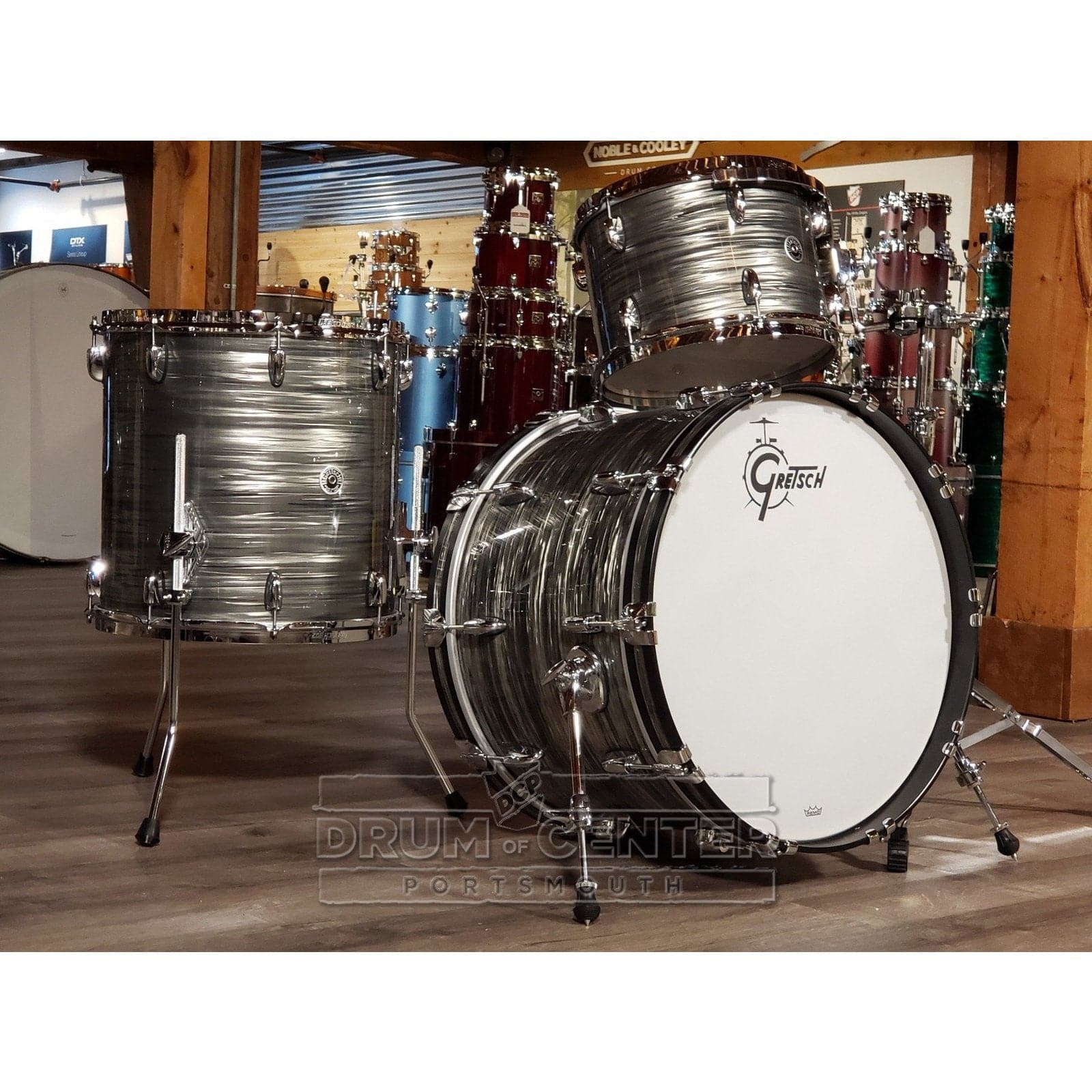 Gretsch Brooklyn 3pc Classic Drum Set Grey Oyster