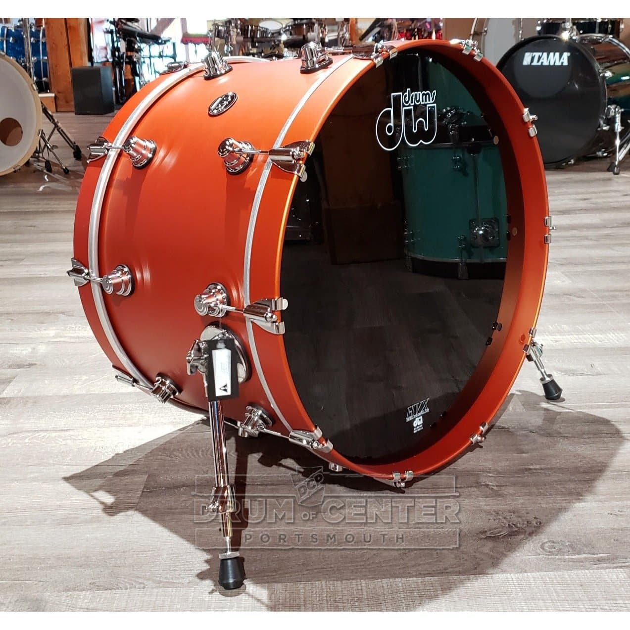 DW Performance Bass Drum 22x14 Hard Satin American Rust