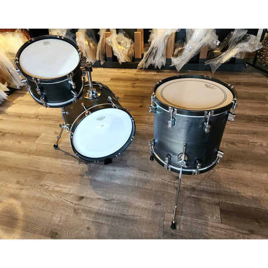 Used PDP Concept Maple Classic 3pc Bop Drum Set Ebony w/Ebony Hoops