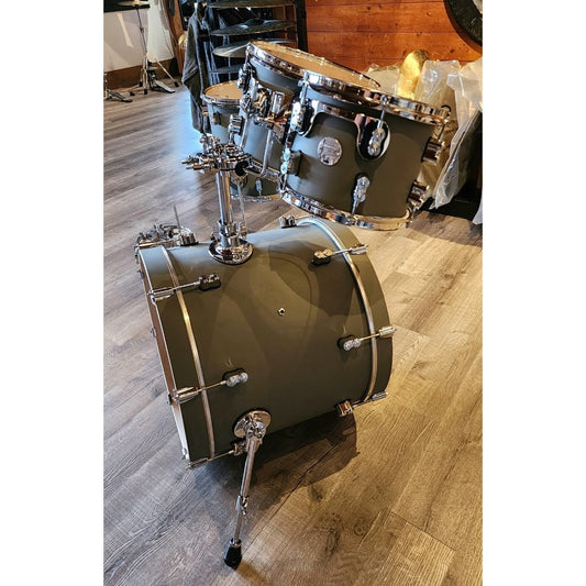 Used PDP Concept Maple 5pc Drum Set Pewter Grey